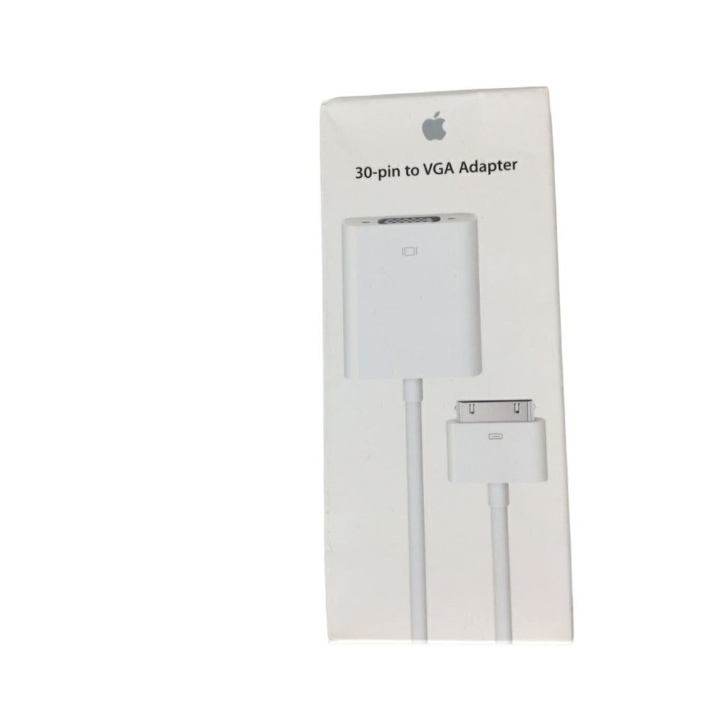 Apple 30 Pin to VGA Adapter New Sealed OEM